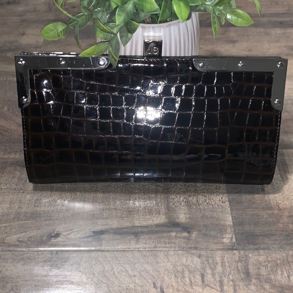 JILL STUART LEATHER CLUTCH